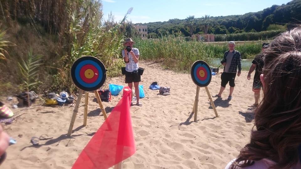 Στόχοι τοξοβολίας του Survivor Quest σε εξωτερικό χώρο